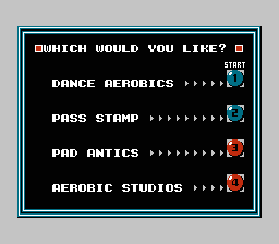 Dance Aerobics screenshot 5 for NES